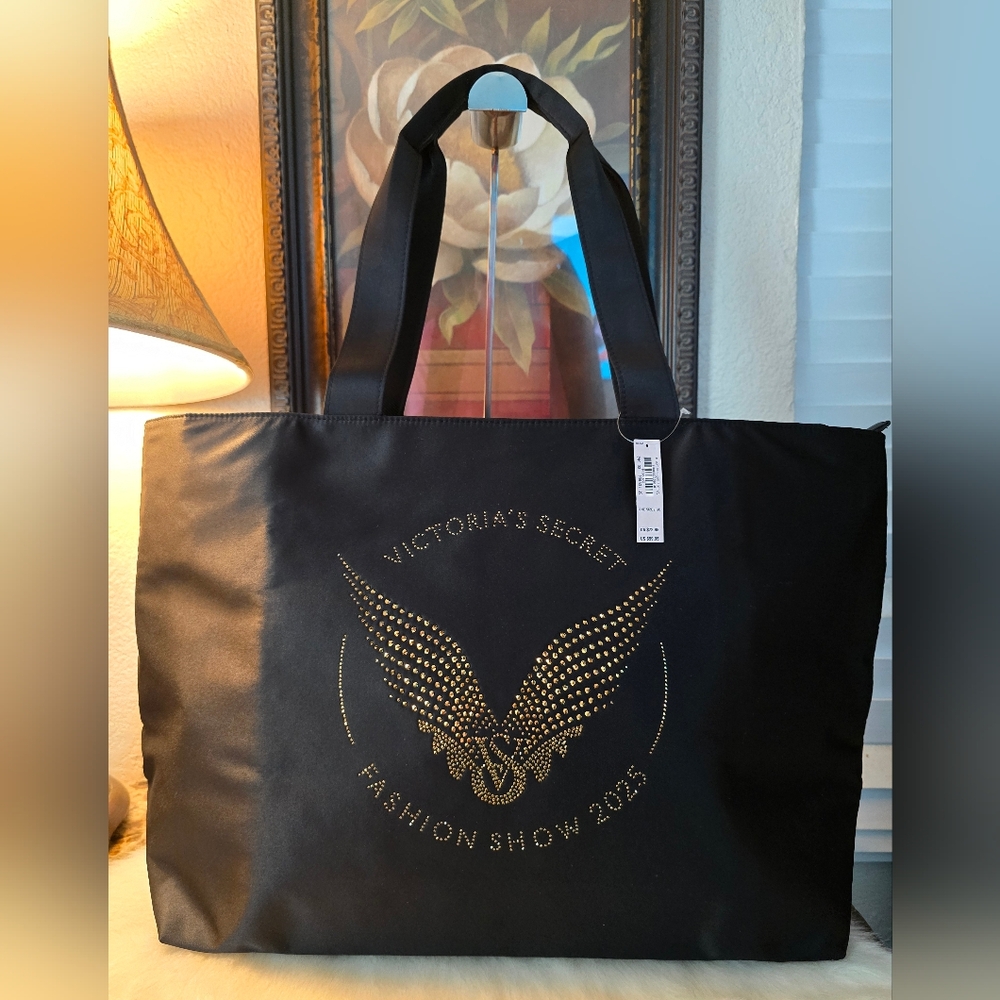Victoria's Secret Black and Gold 2025 Fashion Show Tote